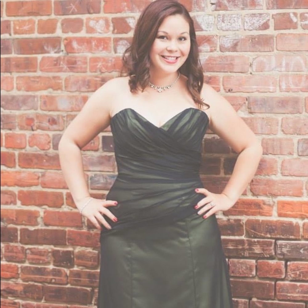 Floor length ball gown
